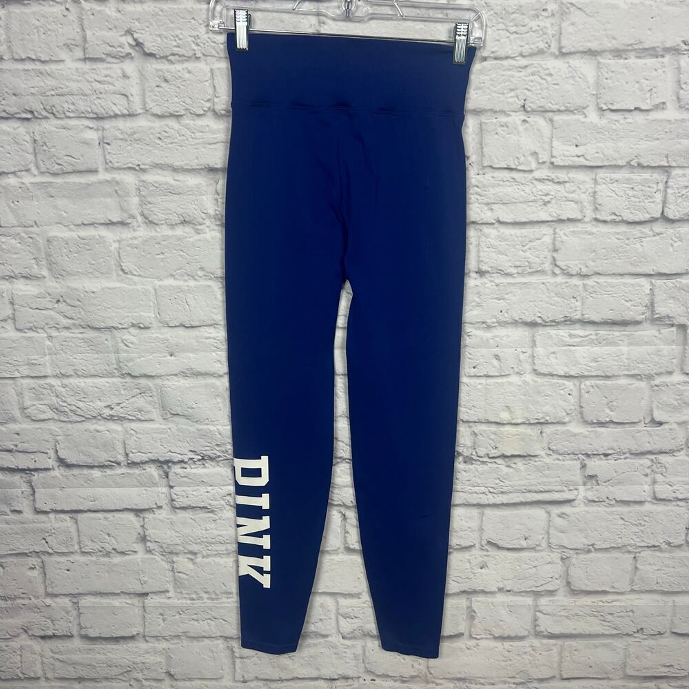 Victoria’s Secret Pink Active Royal Blue Workout Leggings - Picture 6 of 9